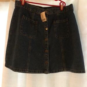 BDG Navy Jean skirt